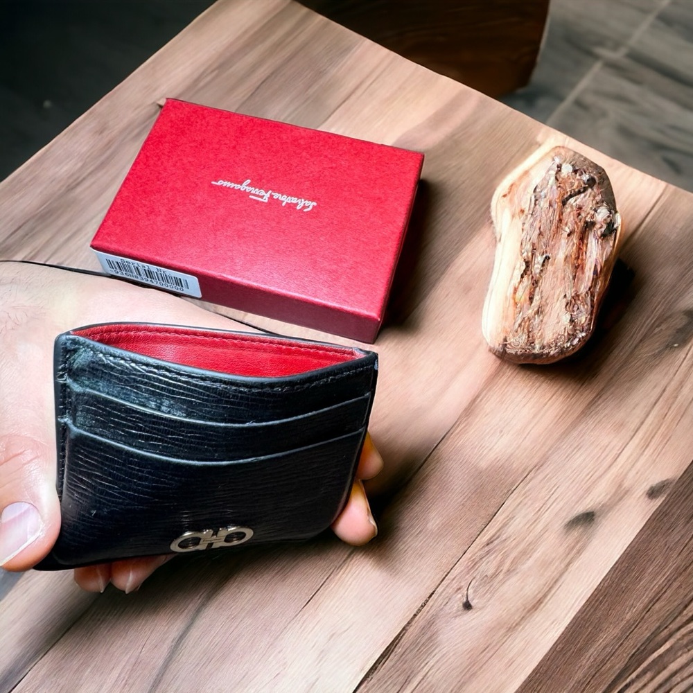 Salvatore Ferragamo Money Clip Black / Red